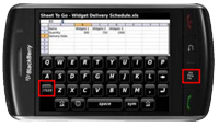 Touch Screen Keyboard Blackberry