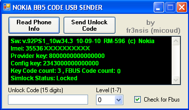  Nokia BB5 cable Code Solution